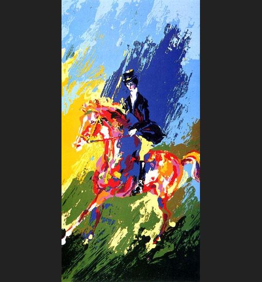 Leroy Neiman The Equestrianne